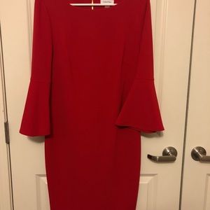 Red Calvin Klein Dress